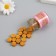 Surgut in granules in the jar "octagonal" gold 2x9 g set 2 pcs 4.5x3x3 cm