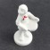 Porcelain figurine "Pioneer", copyright painting