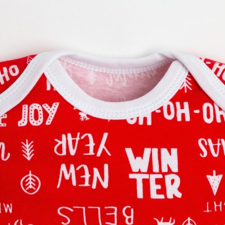 Body crumb I am "Happy Winter", height 68-74 cm, red-1