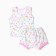Kit (T -shirt, panties on the diaper) children, white/owls, height 74 cm