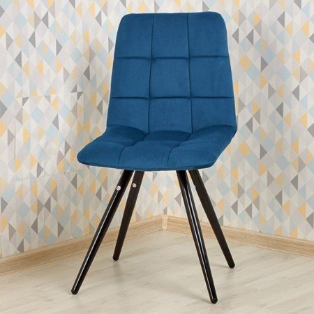 Dining stool Polini Home Berlin SM, Blue-Cherine Color-7