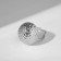 Ring "Shar" space, color silver, dimensionless