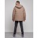 Winter male jacket, size 50, brown color