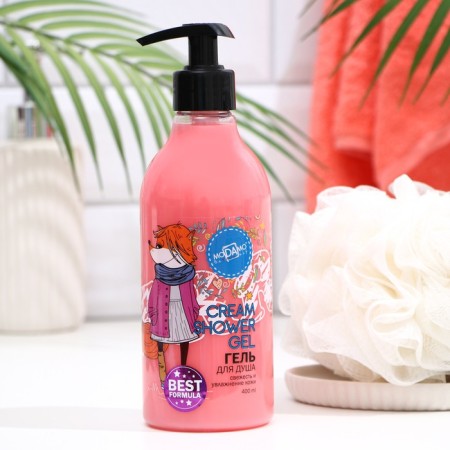 Cream-gel shower modamo, red berries, 400 ml