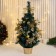 Christmas tree decor "festive" flower balls, 28x58 cm, gold