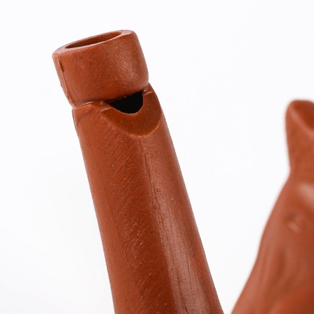 Ceramic “cockerel” whistle for painting 3.5 × 6.5 × 6.2 cm-5