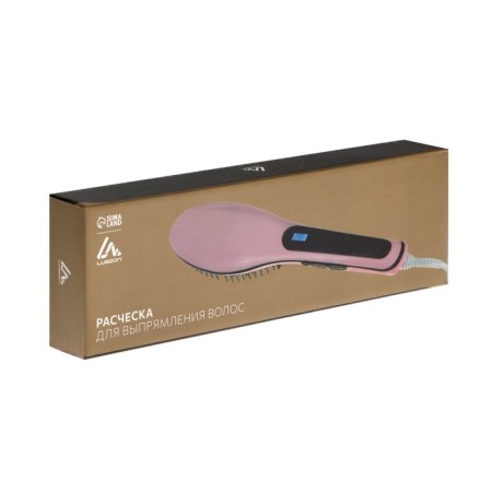 Comb Luazon LR-01, electric, 35 W, display, adjustment T, 220 V, pink-7