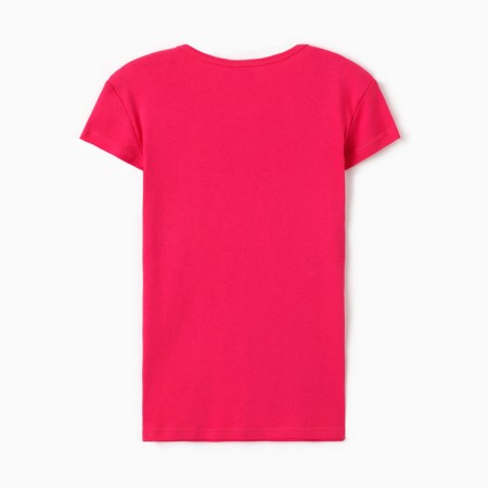 Women's T-shirt T-shaped t-shirt, pink color, size 46-3