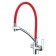 LEMARK COMFORT LM3070C-RED kitchen mixer, single-leaf, output for drinking, red