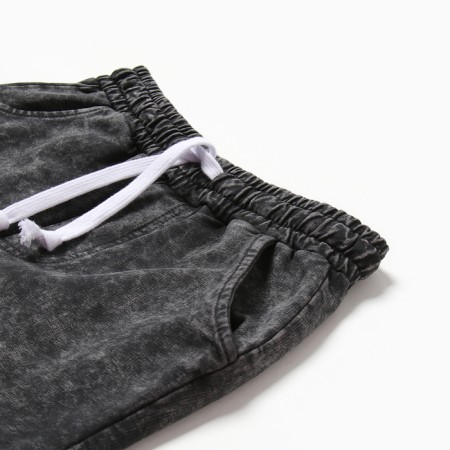 Pants for the boy, the color is dark gray, height 92-1