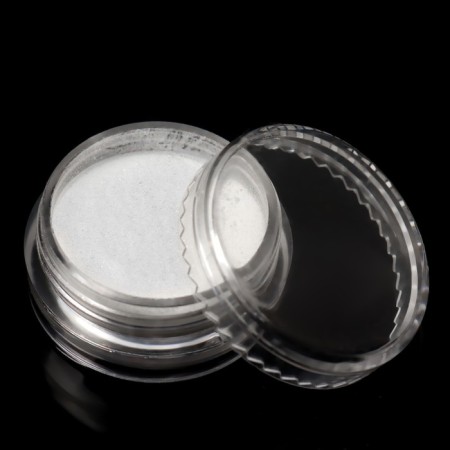 Acrylic powder for nails, silver color-3