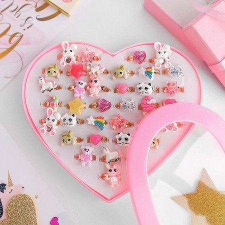 Children's ring "Chosenka" cute characters, a mix form, color, dimensionless-2
