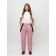 Ski -loving trousers, size 52, pink color