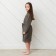 Waffel Baby Broke I "BOHO" size 34 (122-128 cm) color is light gray, 100% cotton 290 g/m2