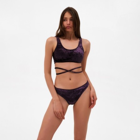 Separate Minaku swimsuit, purple color, size 48