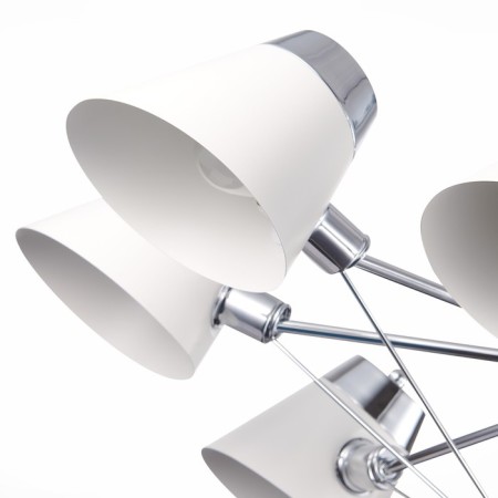 Ceiling EVOLUCE lamp. Sle155802-08. Vario. 8x40 watts, E14, 80x80x38 cm, chromium color-8