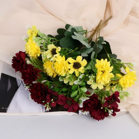 Букет "Хризантема Камелия" 3,5х31 см, микс-3