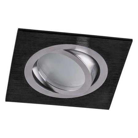 Introductive Lamp Feron DL2801, IP20, G5.3, 50 W, 92x92x25 mm, Black/Chrome color