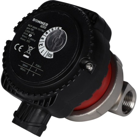 Circulation pump Rommer RCP-0005-151780, 9 W, pressure 1.7 m, 0.6 l/min, for DHW-4