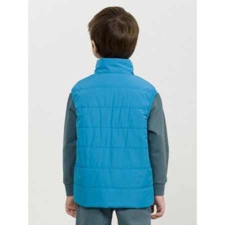 Vest for boys, height 98 cm, blue color-5