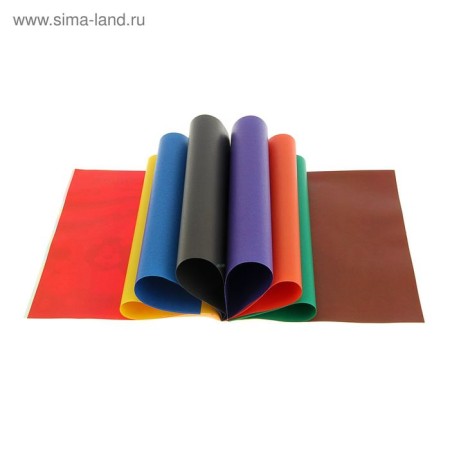 Colored paper A4, 8 sheets, 8 colors "Circus", newspaper, bilateral, on the bracket-2