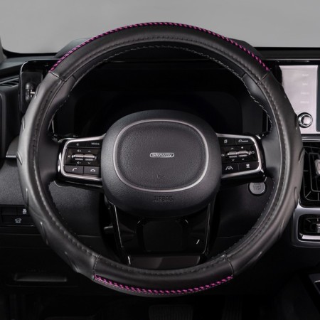 SkyWay Luxury-6 m, black-pink eco-leather braid, S01102431-8