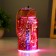 Night Lassa Led from batteries red 8x8x17 cm Risalux