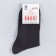 Male socks in a grid, black color, size 25