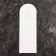 Package-cone for flowers, "romance", white, 14x40 cm