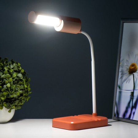Lancer table lamp LED 3.5W USB AKB Red-pink 11x15x45 cm Risalux-3