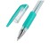 A set of gel pens 12 pieces, with a rubber holder