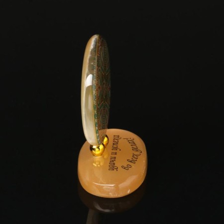 Product on stand No. 6 "Mandala", Selenite-2