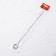 Spoon for stainless steel cocktails, length 31.5 cm, silver color