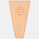Package for the colors of the "most beautiful", beige, 28 x 9 x 43.5 cm