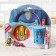 A set of children's bamboo dishes, 5 objects: plate, fork, spoon, glass, bowl, transformers