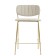 Semi -barl chair Eirill, 555 × 475 × 900 mm, Shenill, color gray