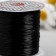 A thread-cut without a braid for beads 30 m, black