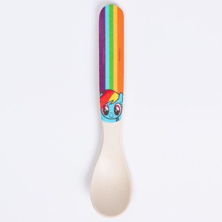 Spoon for nursery, bamboo "Rainbow Dash", My Little Pony-5