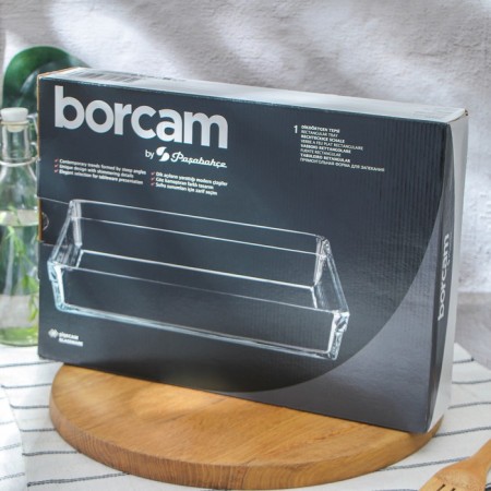 Form for baking and baking of heat -resistant glass, 36.7 × 25.7 × 6 cm-4