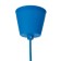 Lamp Bayerlux "Square" 1*40W E27 White-blue 22x6x22-122 cm