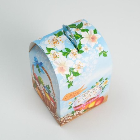 Confectionery box, packaging "Delicious Easter cake", 16.5 x 14.5 x 21 cm-2