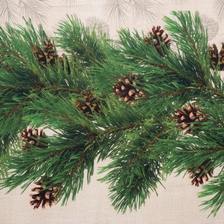 Ethel towel fir branches 40x67 cm, 100% HL, sarzha 190 g/m2-2