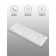 Keyboard A4Tech FSTYLER FKS10 White/Gray USB