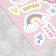 Stickerbook "#unicorns", 8 sheets, 14 x 21 cm