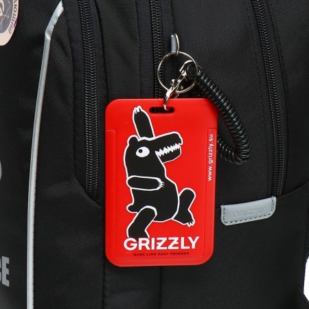 School backpack, 40 x 27 x 20 cm, Grizzly, ergonomic back, laptop department, black-9