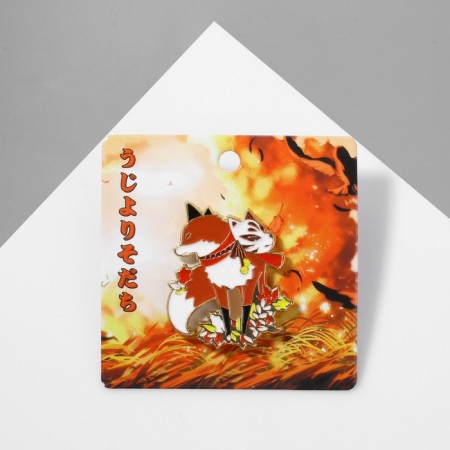 Icon "Japan" fox, color in gold-1