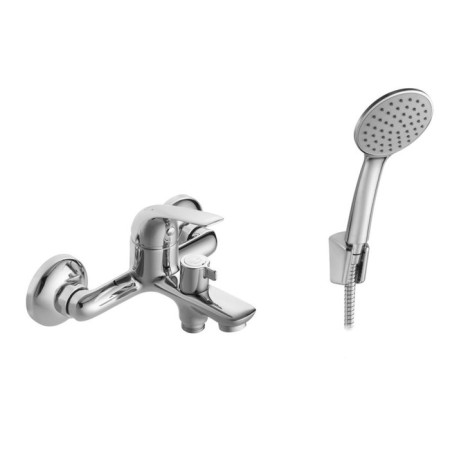 Santek's bath mixer "Nico", short spout, with accessories, chrome