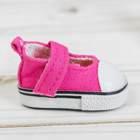 Semicircks for dolls, sole length 5 cm, pink color-1