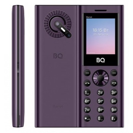 Cell phone BQ M-1858 Barrel Purple Black-1