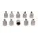 Torso valve cap, with a key, chrome, set 10 pcs